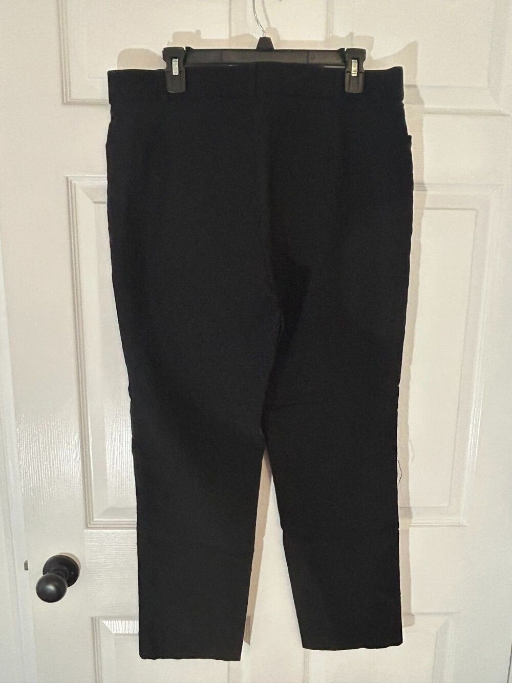 Rafaella Womens Black Dress Pants Size 16 34W X 27L Front Pockets 0093